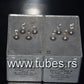 Two vintage Siemens PIO capacitors 4 + 4 uF / 160V Klangfilm from 60s-70s