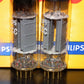 Philips E80CC 6085 Platinum Matched pair NOS Made in Heerlen 1966 Gold Pins