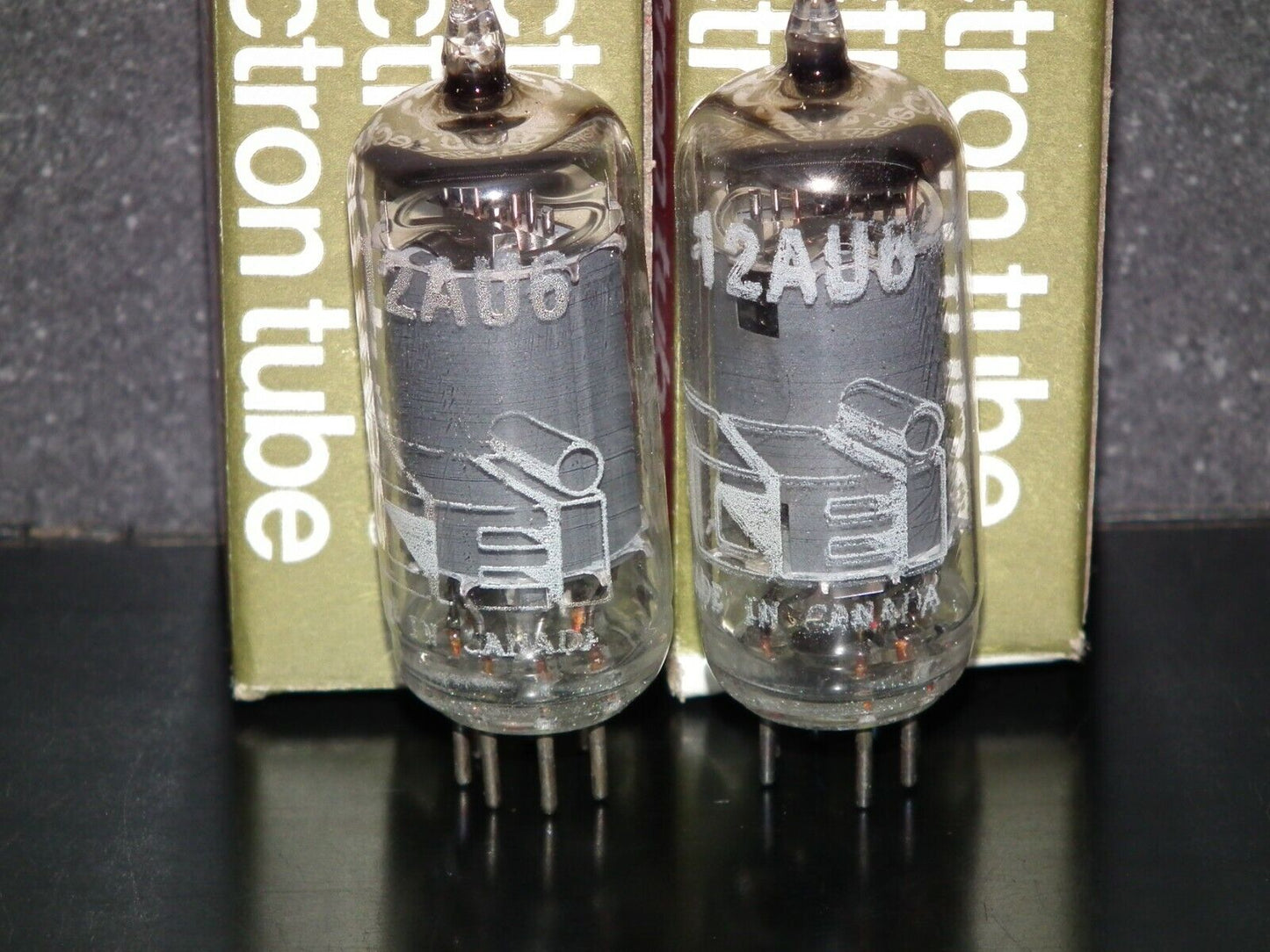 12AU6 CEI Canada NOS NIB Matched Pair HF94
