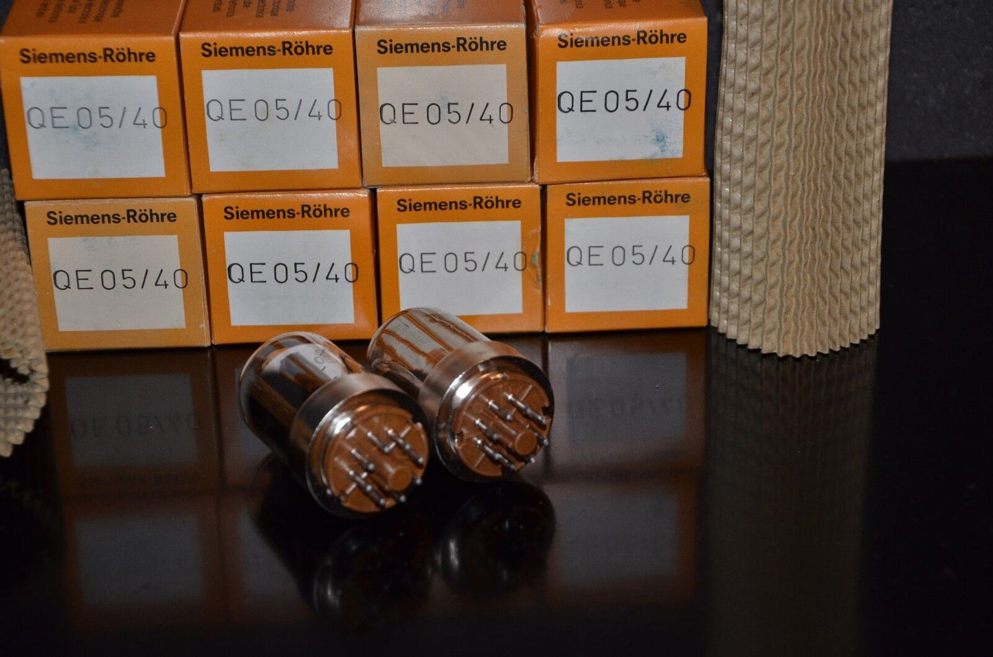 Matched pair (2 pcs)  Siemens NOS NIB QE05/40 = 6146B tubes FREE SHIPPING WW!