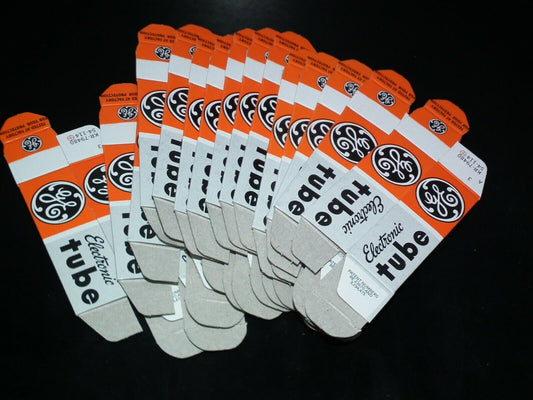 50PCS General Electric blank CARTON BOX for Audio Tubes ECC83 ECC803S 12AX7 6922