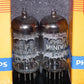 Pair (2pcs) ECC82 12AU7 Philips Heerlen Delta codes Used tested 85% of NOS Value