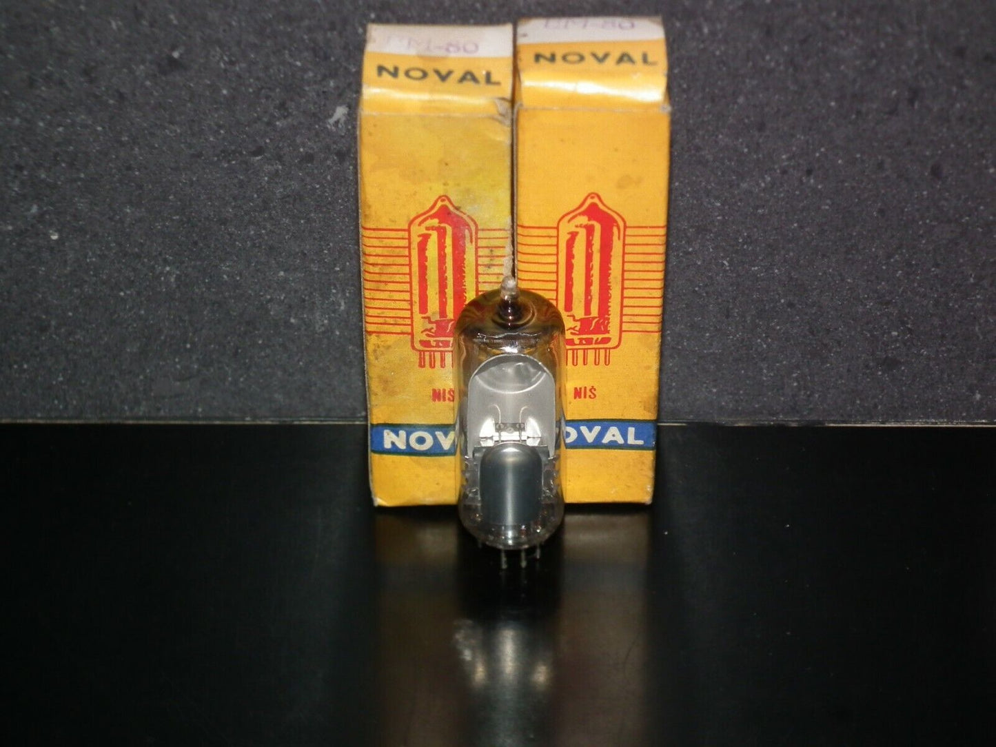 EM80 EI Philips Rare Square Getter late 50s tuning eye tube Indicator NOS NIB