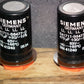Two vintage Siemens electrolytic capacitors 470uF / 63V West Germany 1984