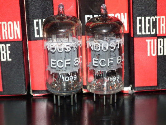 ECF80 6BL8 Siemens Standard NOS Matched Pair McIntosh MR65B MR67 MR71 333A