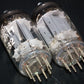 Matched Pair 12AU7 Philips ECC82 Long Anodes 17mm CrossFoil D Getter k63 1957 MP