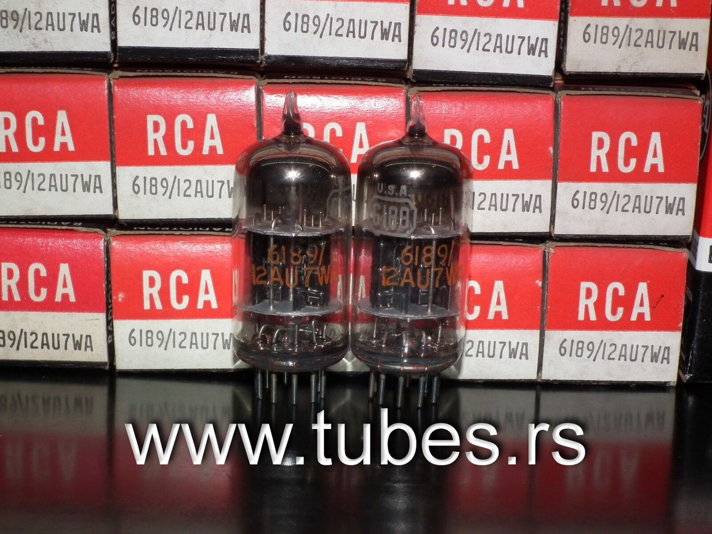 6189 RCA 12AU7 NOS NIB ECC82 ECC802S One pcs for Marshal, Fender, Guitar Amps