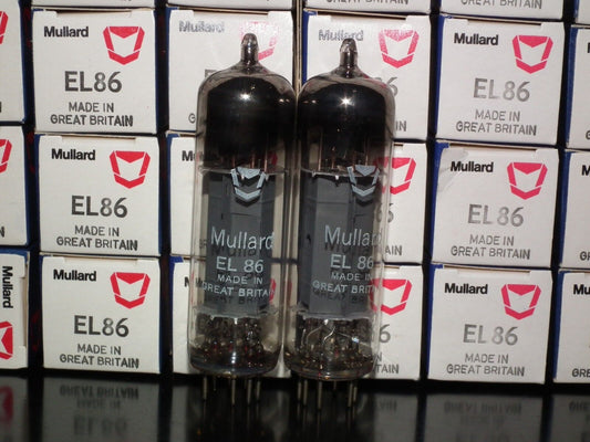 EL86 6CW5 Mullard Blackburn NOS NIB tube audio pentode