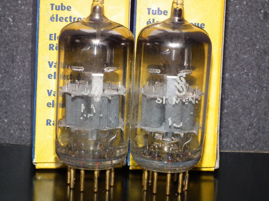 Platinum Matched Pair Siemens E88CC Used Tested NOS GRAY SHIELD A01 MP5