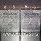 Two vintage Siemens electrolytic capacitors 250uF / 40V Klangfilm, West Germany