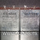 Two vintage Siemens electrolytic capacitors 250uF / 40V Klangfilm, West Germany