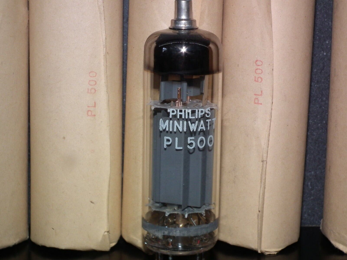 PL500 Philips Miniwatt NOS in original wrap RARE Early Version Heerlen Holland
