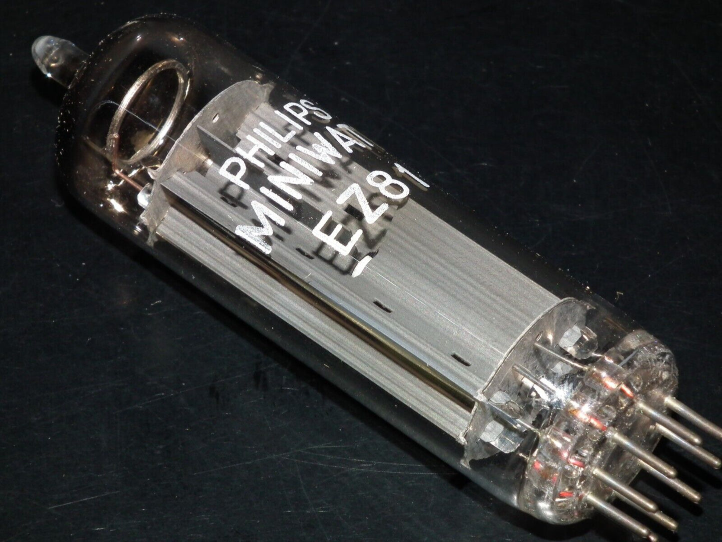 EZ81 Mullard 6CA4 NOS in Original wrap pack Rebranded Philips Miniwatt 1965
