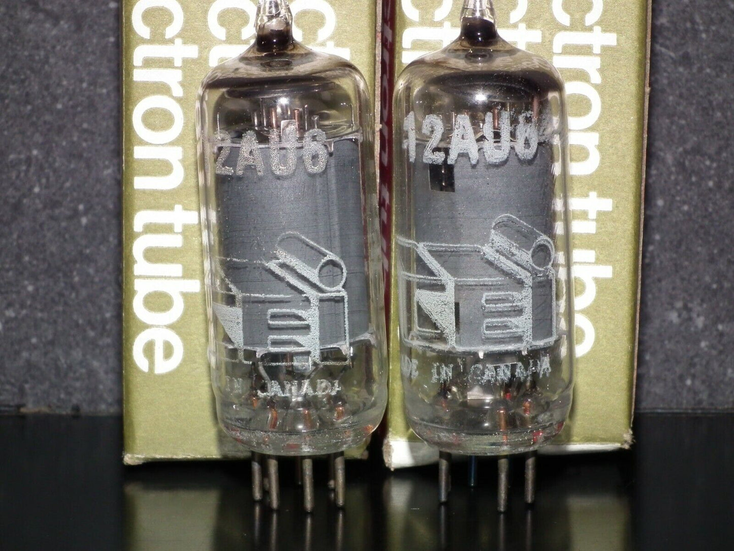 12AU6 CEI Canada NOS NIB Matched Pair HF94