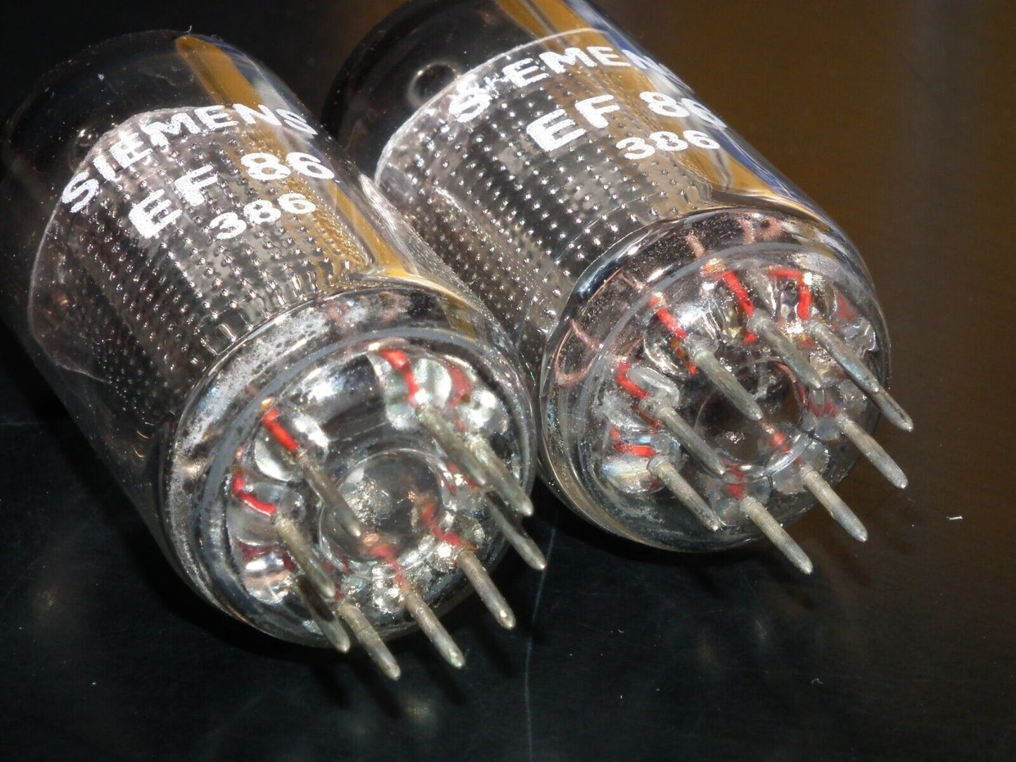 Platinum Matched Pair (2 pcs) EF86 Siemens NOS NIB 6267 Audio Pentodes Low Noise