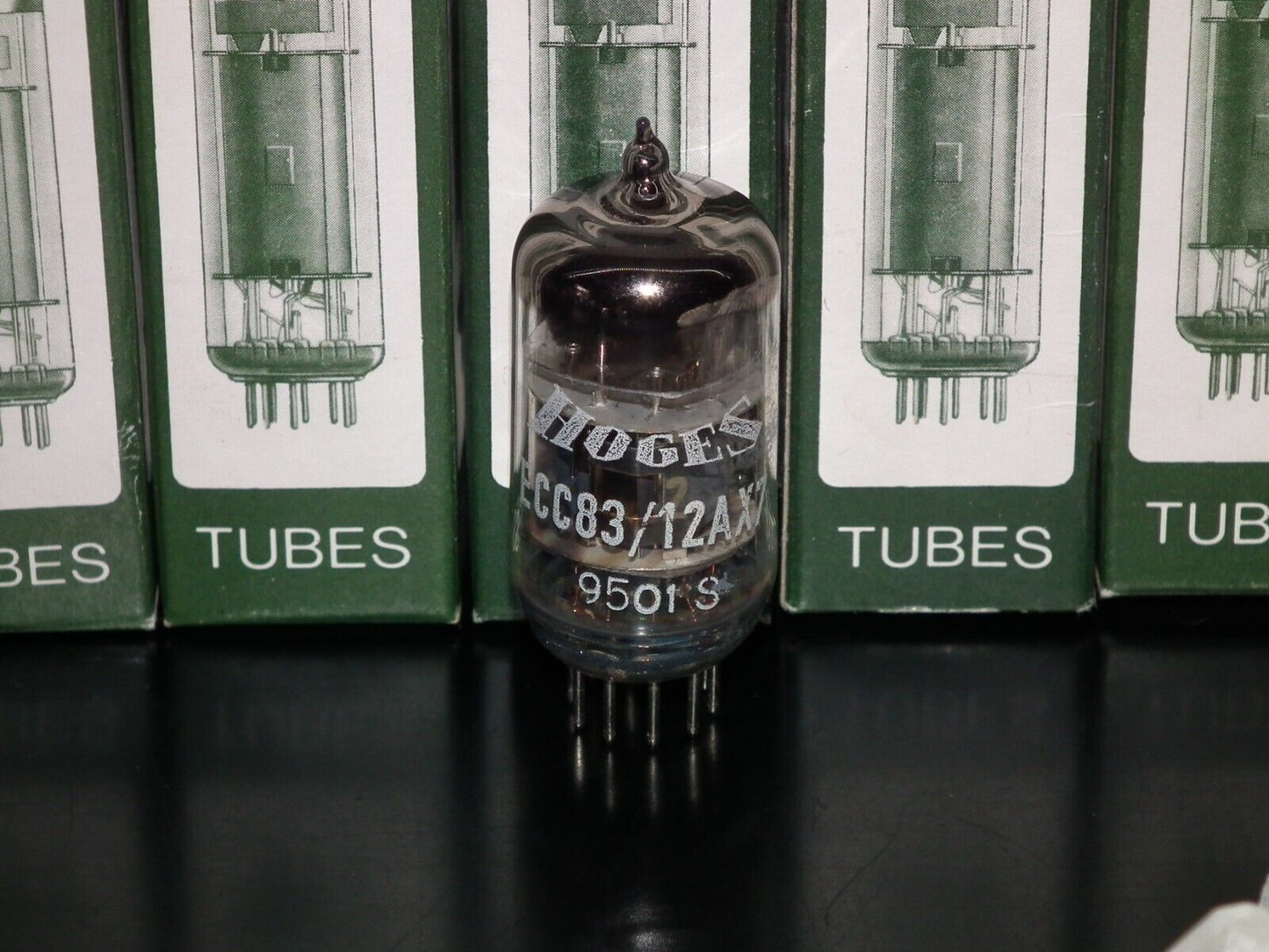 Matched Pair  ECC83 12AX7 Hoges NOS in original boxes 1995