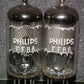 Platinum matched pair EF86 6267 Valvo Hamburg Rebranded Philips Low Noise Audio