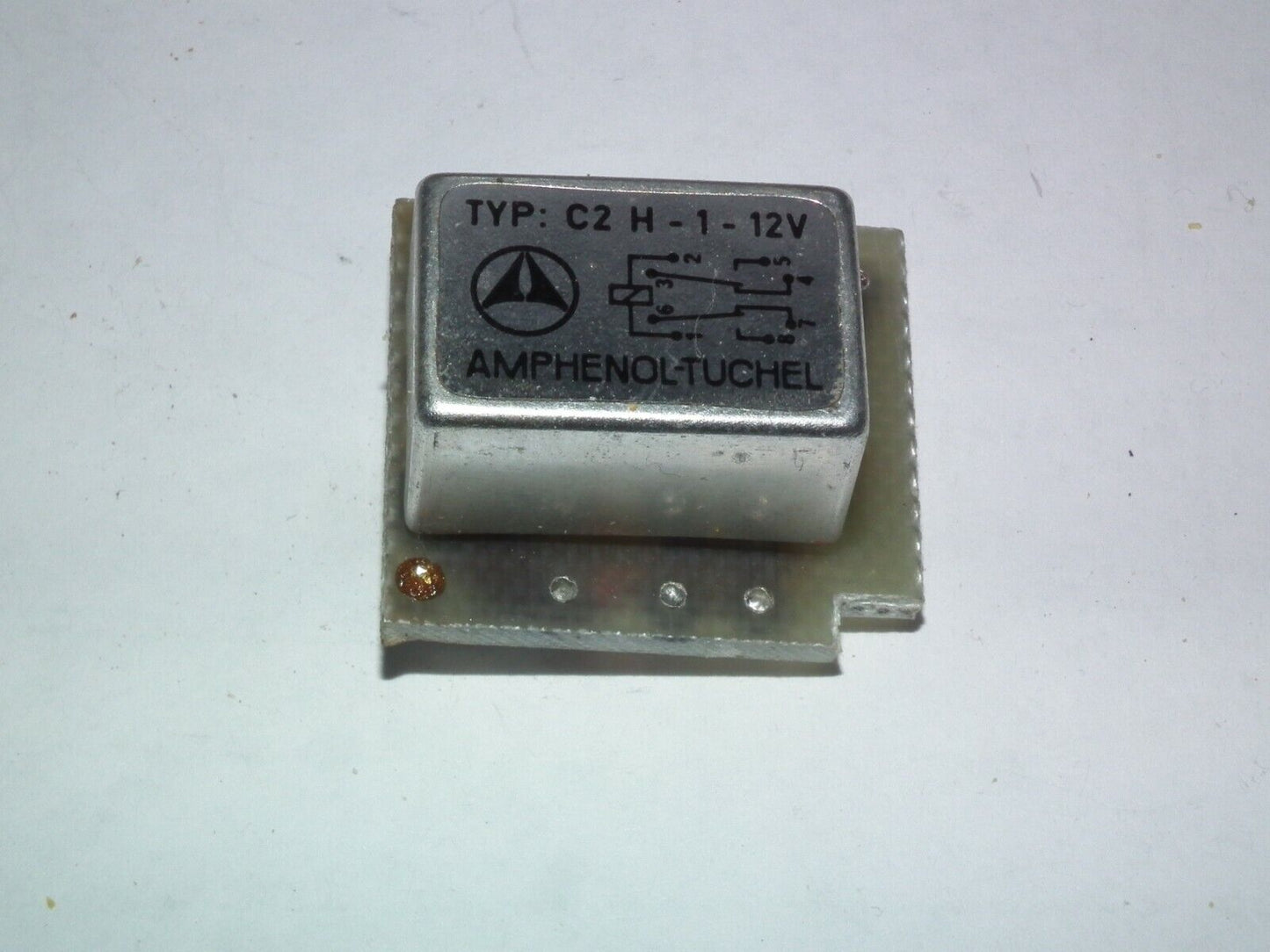 AMPHENOL - TUCHEL C2 H-1-12V Relay Coil 12V Contacts 250V 1A 120VAC Tested!