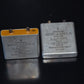 Two vintage Siemens Klangfilm PIO capacitors 0.2 uF / 250V for hi end tube audio