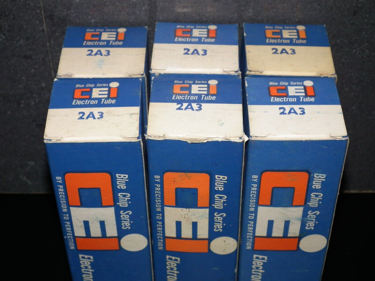 Platinum Matched Pair 2A3 Canadian Marconi NOS NIB DD Getter Rebranded CEI