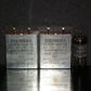 Two vintage Siemens electrolytic capacitors 50uF / 70V Klangfilm "Al-Elko rauh"