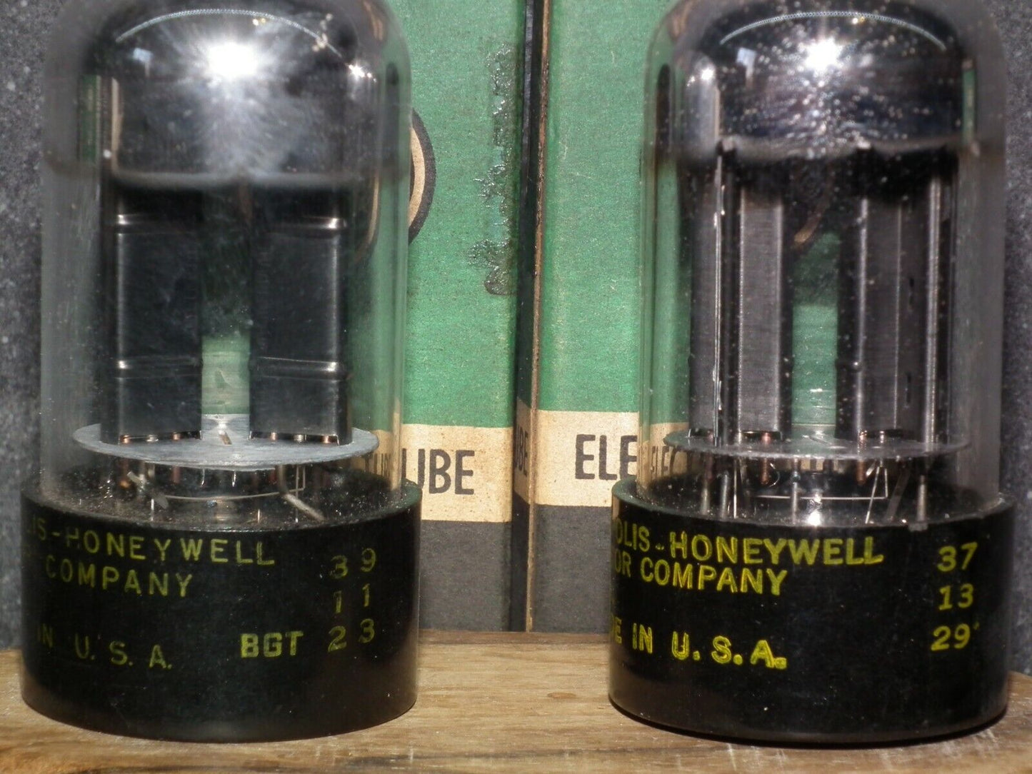 Matched Pair Sylvania Honeywell 12SN7GTA NOS NIB in original Standard boxes