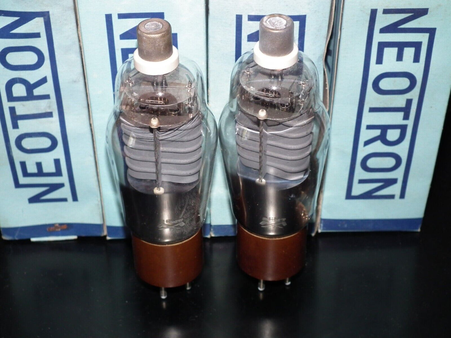 Platinum Matched Pair 2E22 Neotron NOS NIB Made in France Directly Heated Pentod