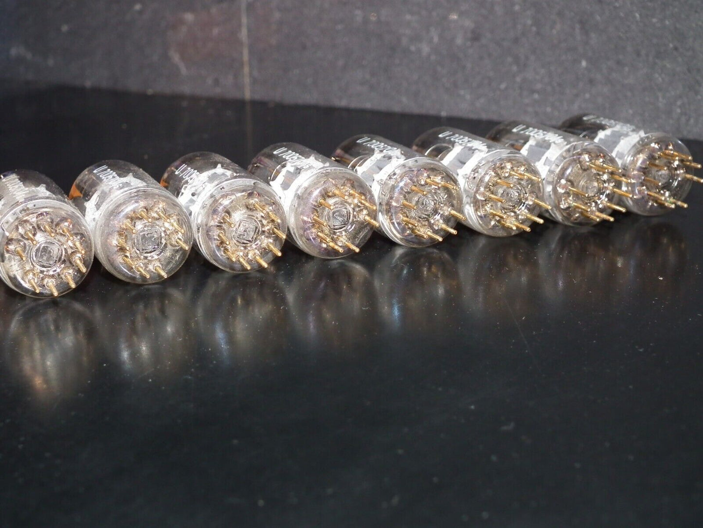 Platinum matched pair E88CC Telefunken 6922 Diamond Bttm Ulm Balanced Tested NOS