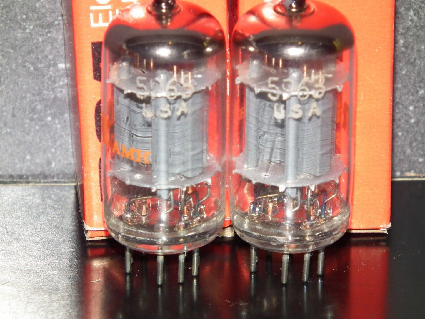 Pair 5963 RCA 12AU7 ECC82  NOS NIB