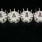 Four (4) VINTAGE NOS Noval Vacuum Tube Ceramic Socket for PCB West Germany 60s