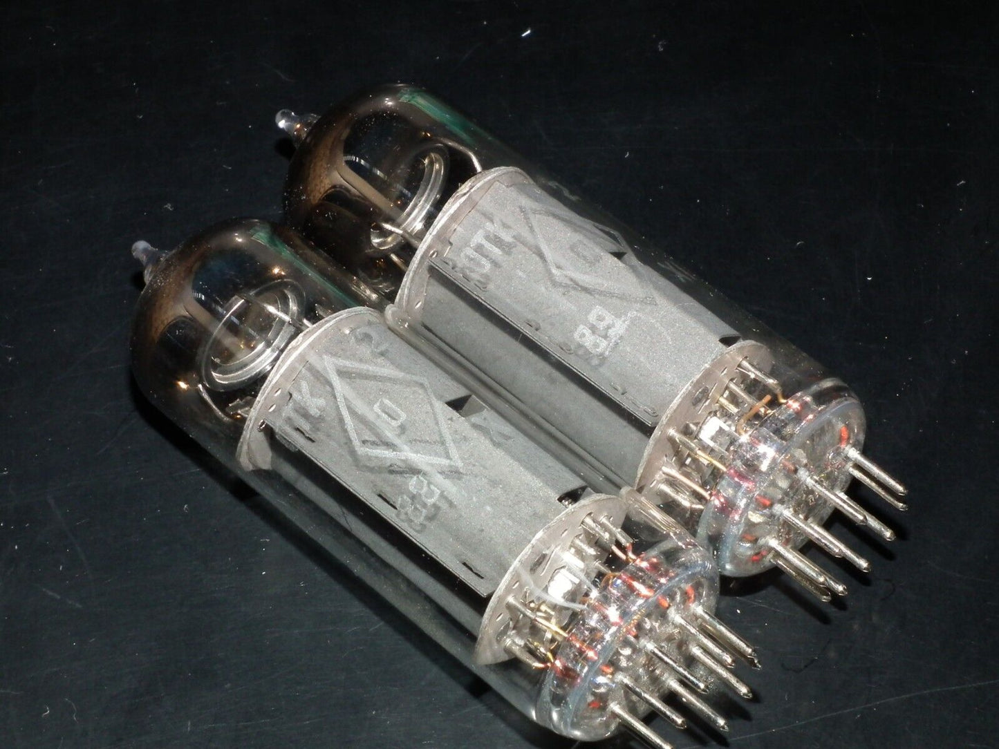 Matched Pair (2 tubes)  6P14P-EV EL84 6BQ5  Reflektor Saratov late 80s