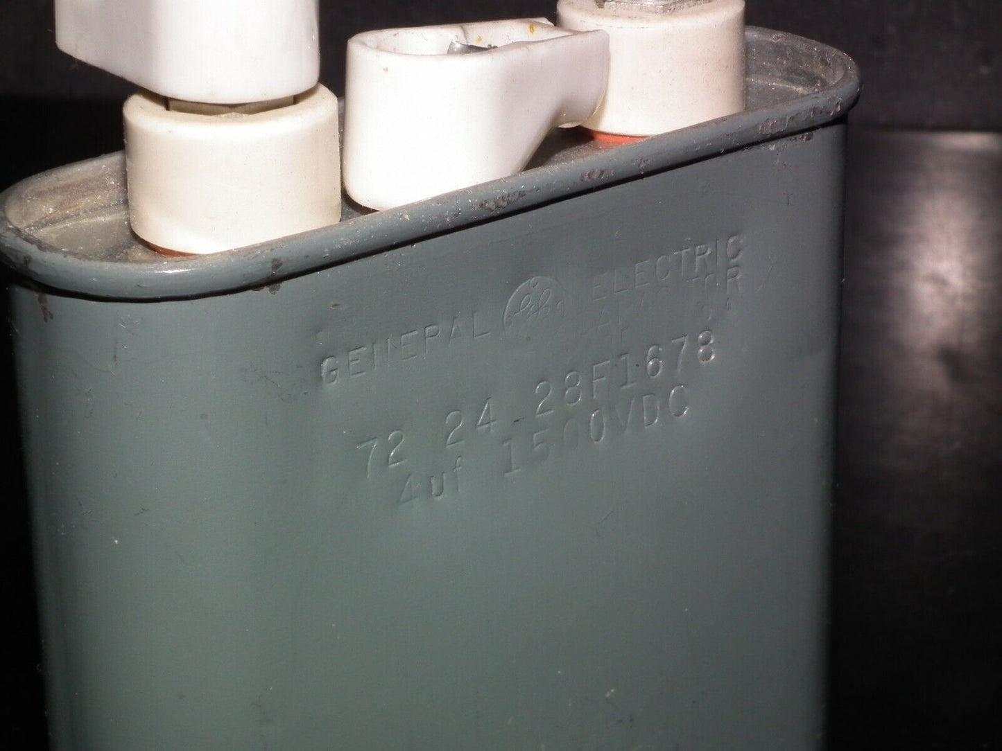 One vintage General Electric PIO capacitor 10uF 1500V DIY tube audio 10mfd 1.5KV