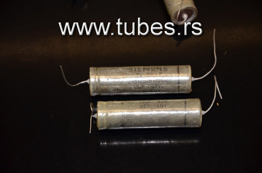 One vintage silver tantalum Siemens capacitors 15uF/40V Klangfilm Tube Audio