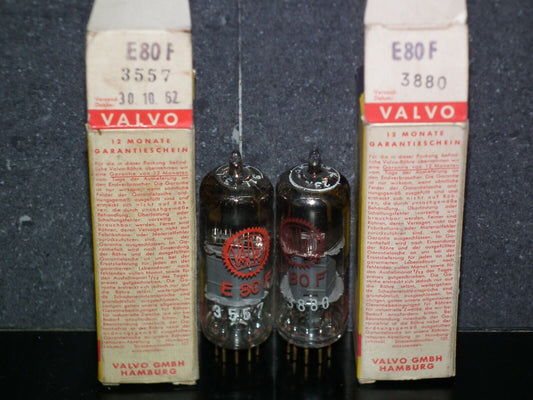 E80F Valvo 6084 Single tube NOS NIB EF86 sub Red Logo 1962
