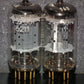 Platinum Matched Pair 6211 Telefunken ~ECC82 Tested 80% DB Gold Pins ULM codes
