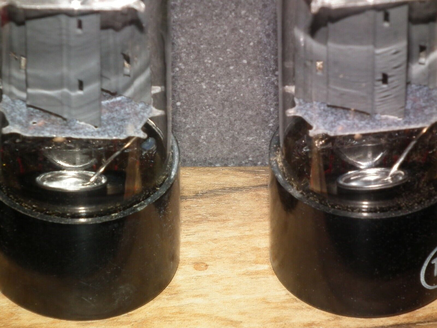 Rare Matched Pair TRONAL 12SN7GTA NOS NIB FLAT DISC GETTER old type stem