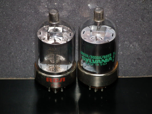 8032A 6883B 8552 Pair - USED - TESTED 100% 6146B sub with 12.6V heater