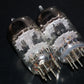 Matched pair 6201 GE 12AT7WB Triple Mica Square Getter tested 90% of NOS