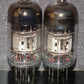 Platinum Matched pair 6N2P-EV Voskhod Rocket Kaluga NOS 1989 ~ ECC83 12AX7