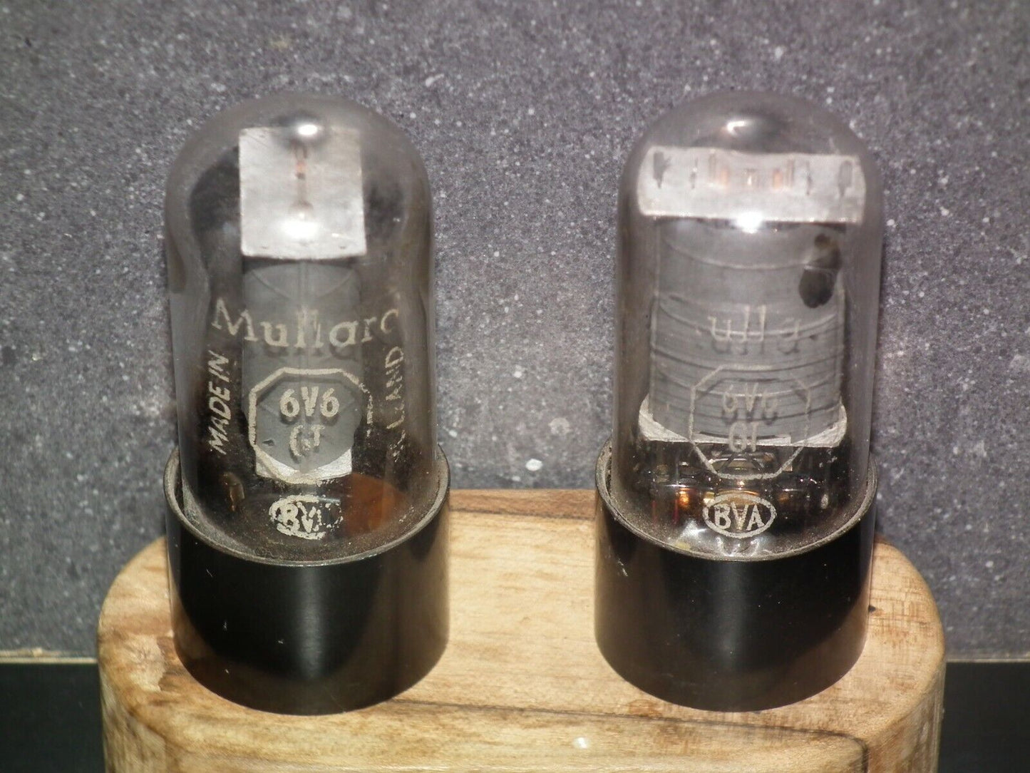 Matched Pair 6V6GTMullard G. Britain USED tested 95% Great Sounding 6V6