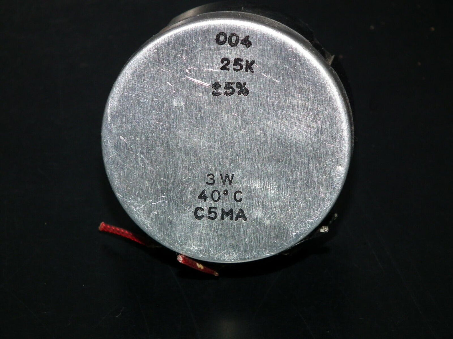Vintage potentiometer 25K 3W 42mm Used Tested
