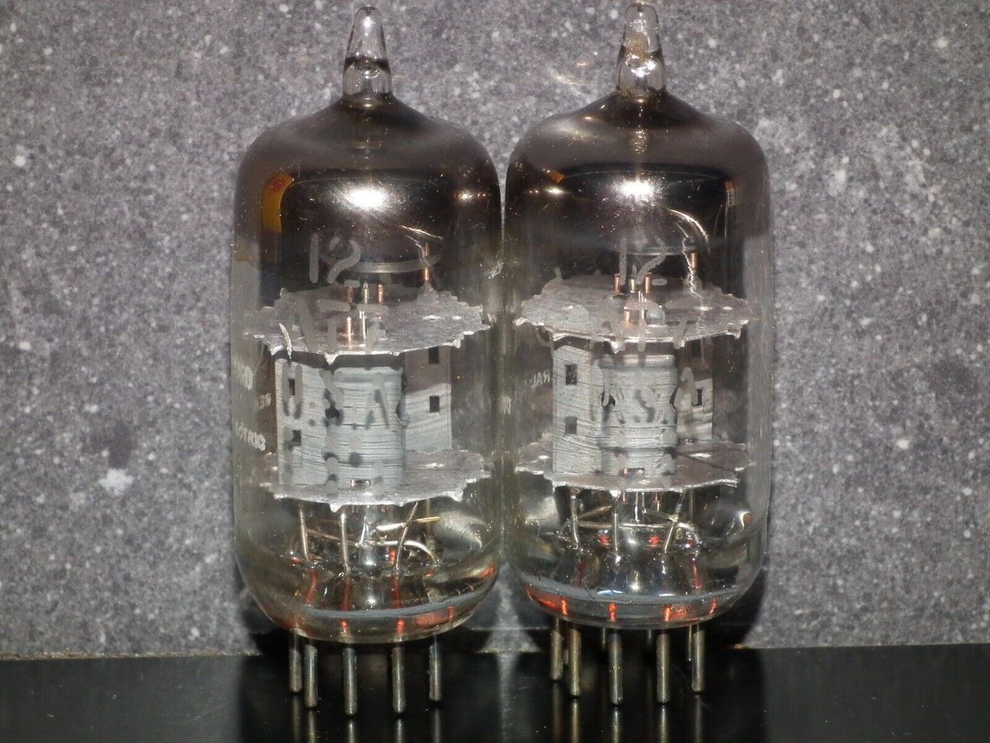 12AT7 GE ECC81 Matched Pair Used Tested 100%, made by General Electric for HP