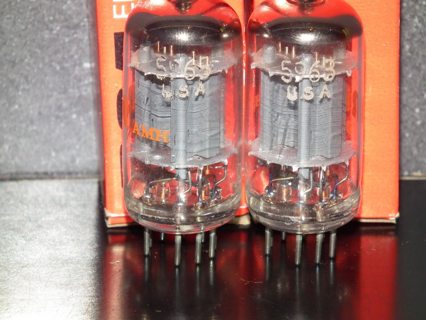 Pair 5963 RCA 12AU7 ECC82  NOS NIB
