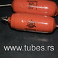 Two vintage capacitors 150800pF / 150nF / 0.15uF 250V ISKRA 1974 HI End Tube Amp
