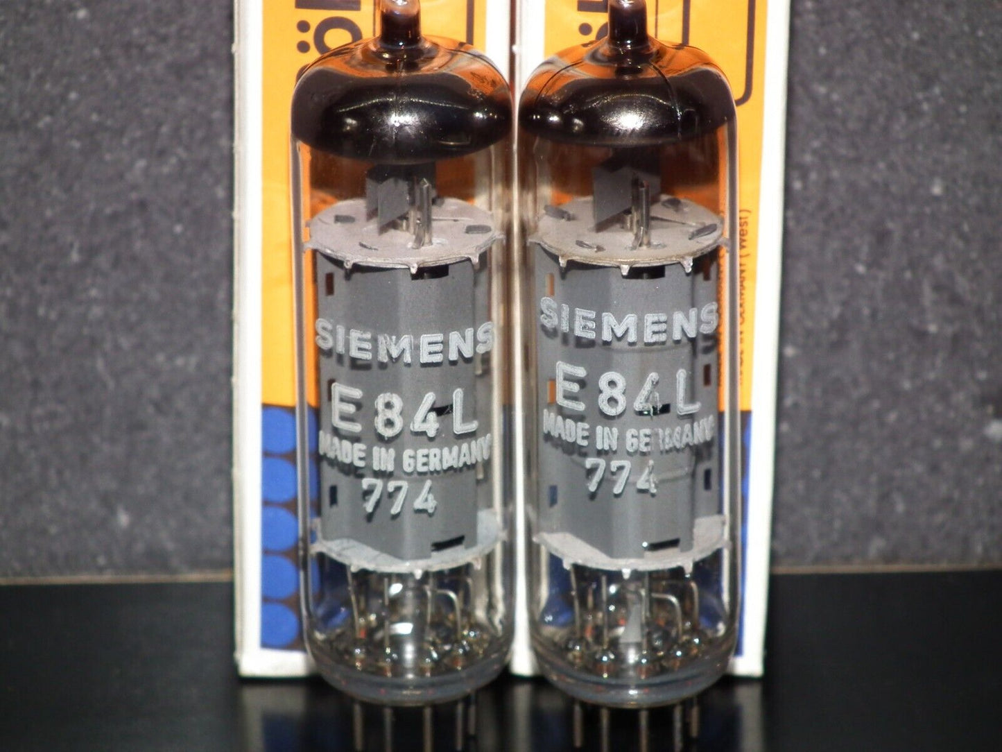 E84L 7320 Siemens Platinum Matched Pair NOS NIB EL84 6BQ5