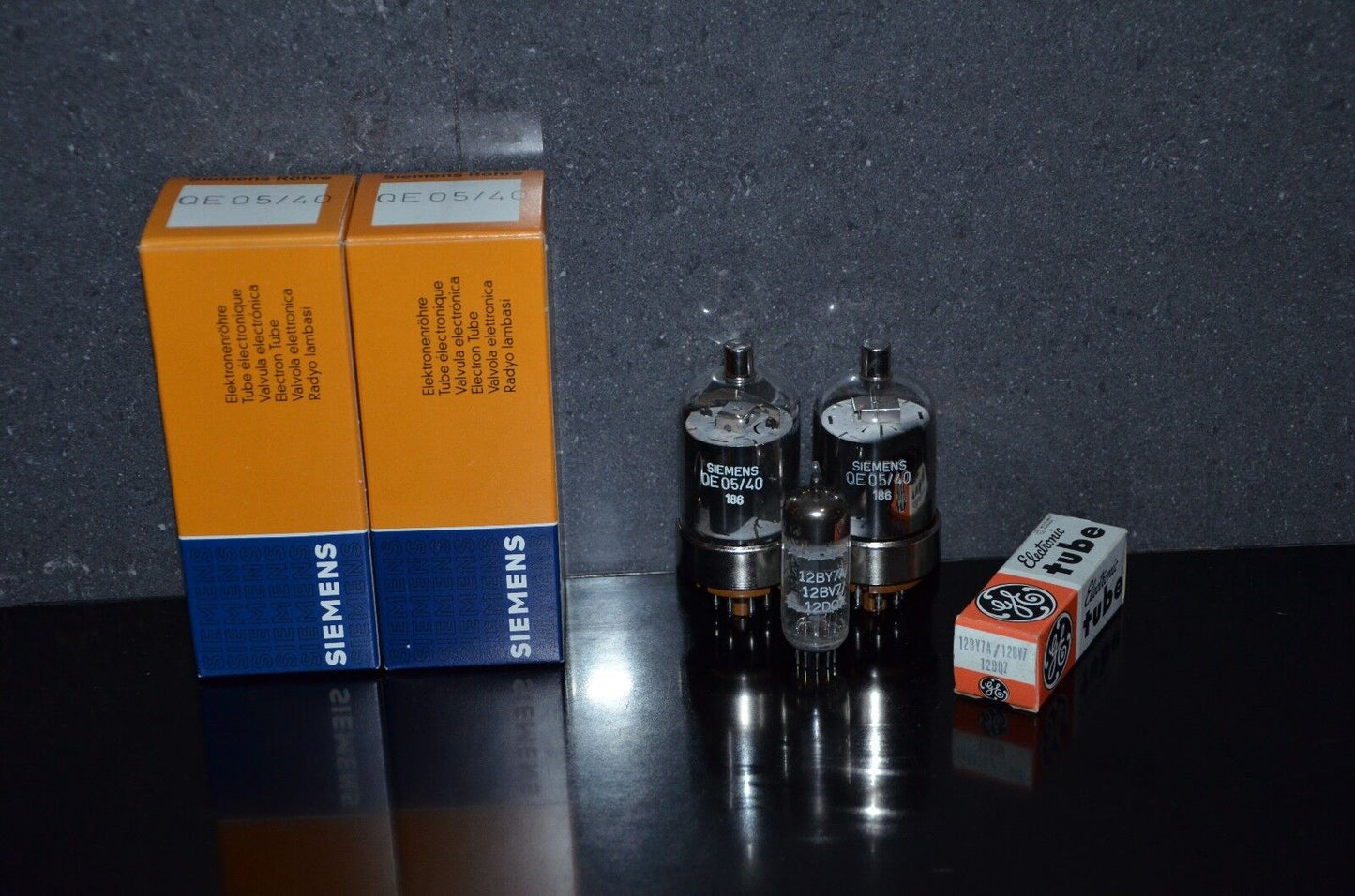 Kenwood Hybrid TS530 TS-830 YAESU FT101 Spare tube set NOS NIB 2pcs 6146B+12BY7