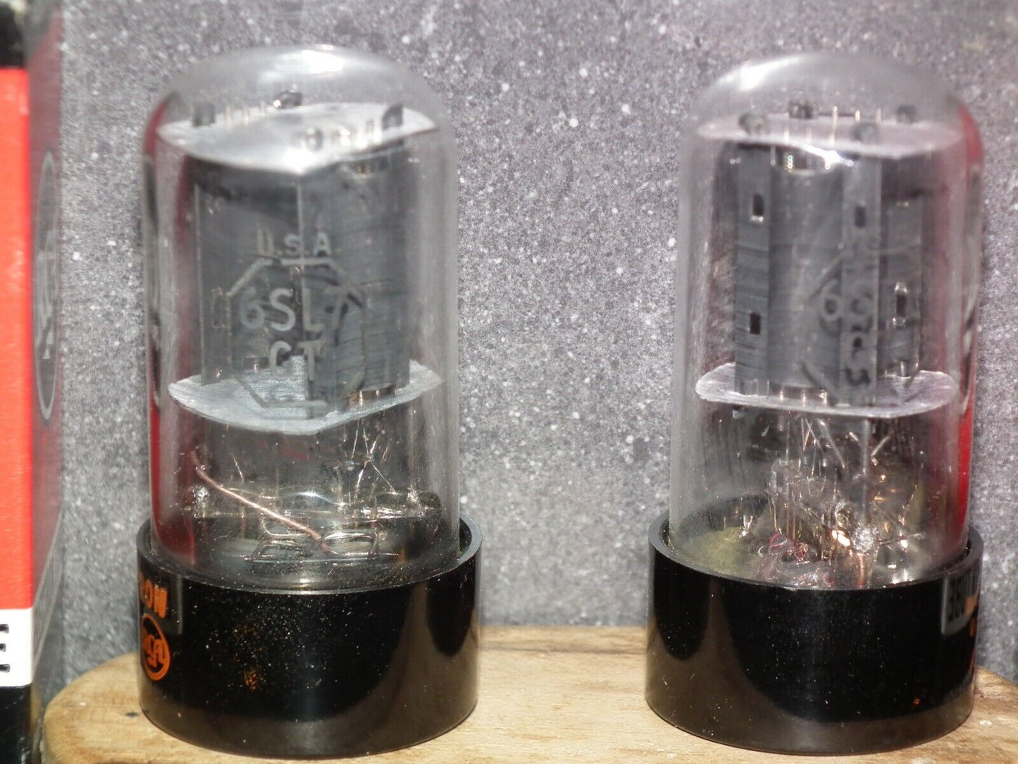 6SL7GT RCA NOS Platinum Matched Pair, the same dates, old type boxes