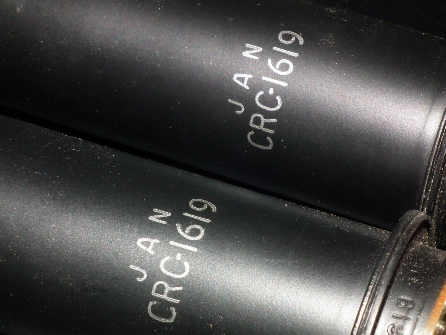 Platinum matched pair 1619 RCA NOS NIB JAN Boxes Brown Base The same codes VT164