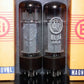 EL34 6CA7 Mullard Xf2 OO  Getter Welded Anodes Platinum Matched Pair Tested NOS