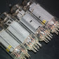 EL84 6BQ5 RFT Germany - NOS platinum matched quad - early 60s RARE WELDED PLATES